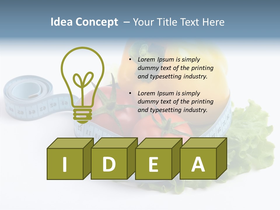 Orange Vegan Natural PowerPoint Template