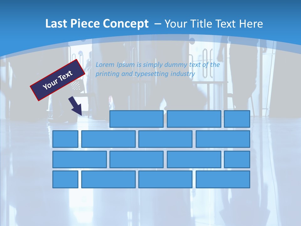 Entrance Tint Business PowerPoint Template