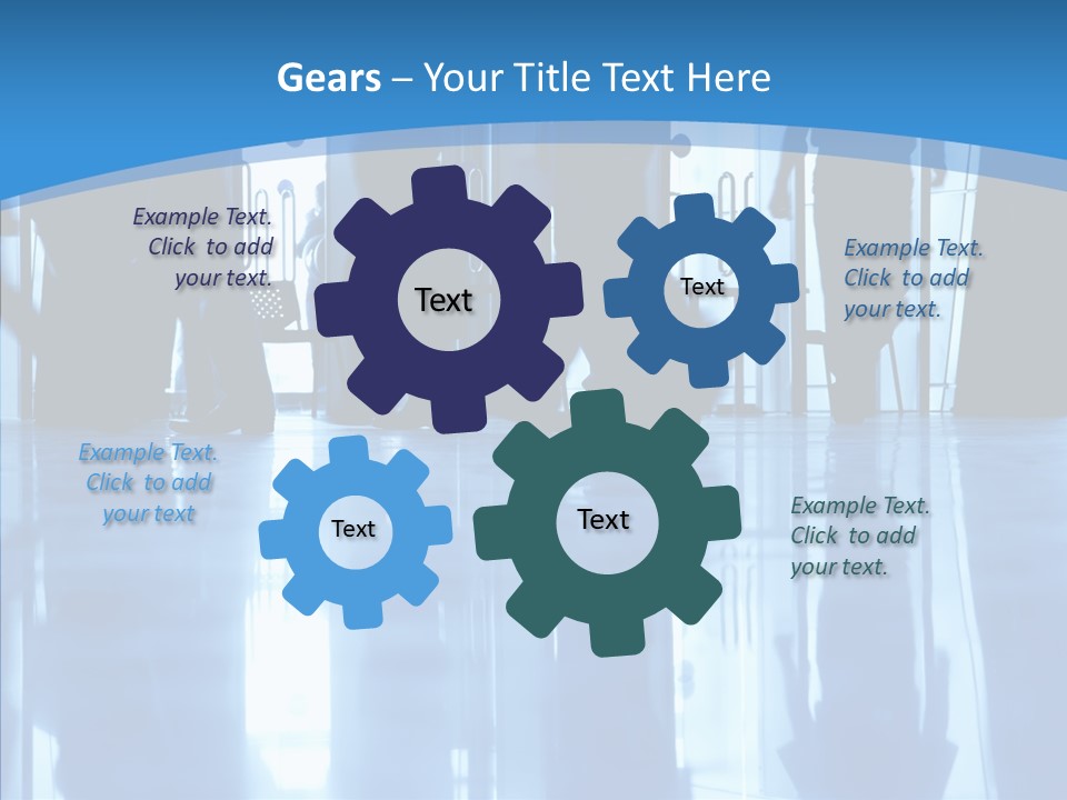 Entrance Tint Business PowerPoint Template