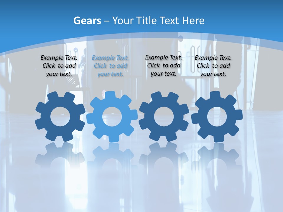 Entrance Tint Business PowerPoint Template