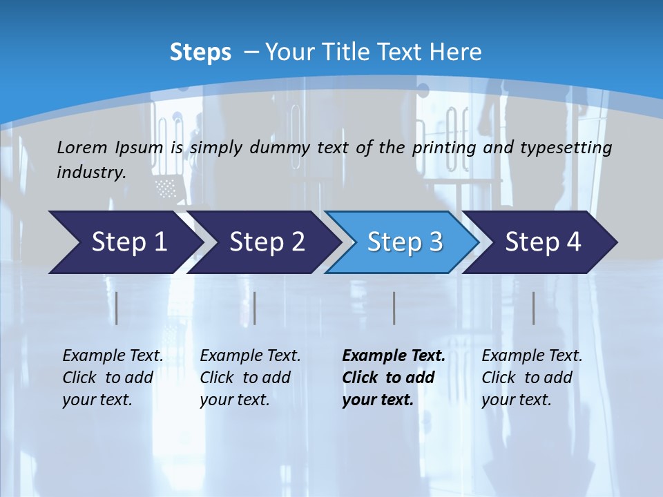 Entrance Tint Business PowerPoint Template