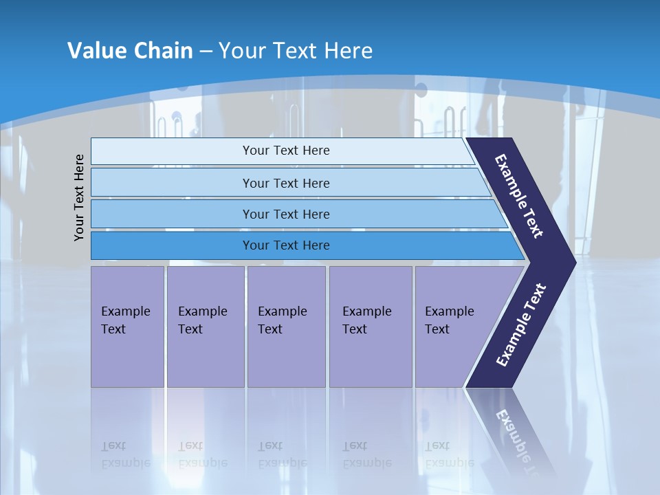 Entrance Tint Business PowerPoint Template