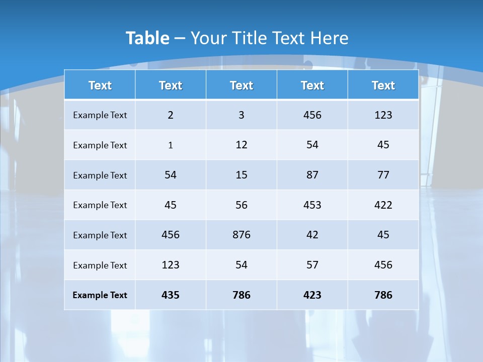 Entrance Tint Business PowerPoint Template