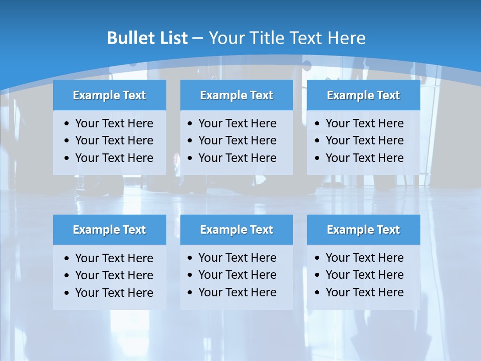 Entrance Tint Business PowerPoint Template