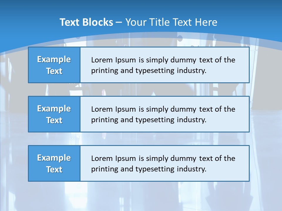 Entrance Tint Business PowerPoint Template