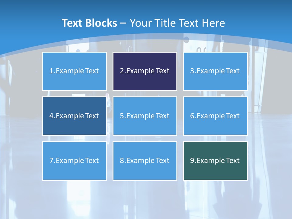 Entrance Tint Business PowerPoint Template
