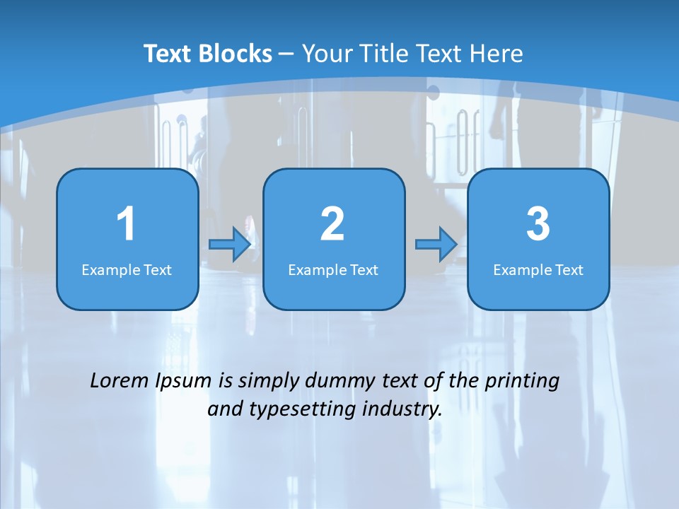 Entrance Tint Business PowerPoint Template