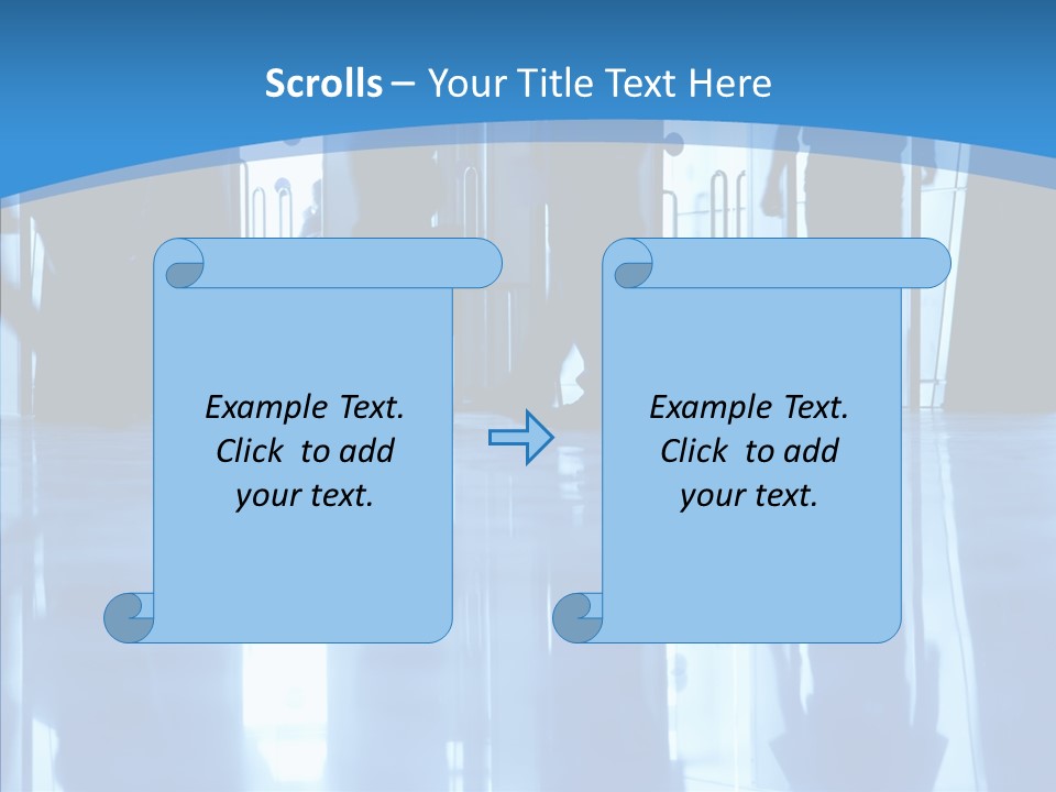 Entrance Tint Business PowerPoint Template
