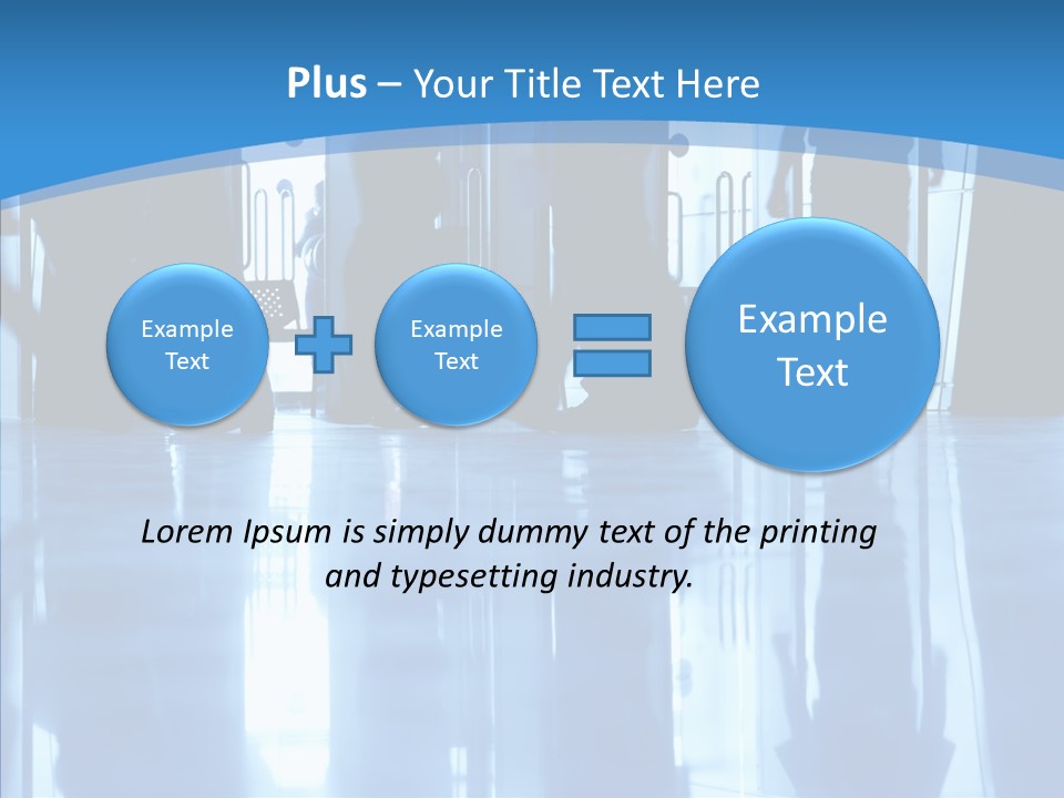 Entrance Tint Business PowerPoint Template
