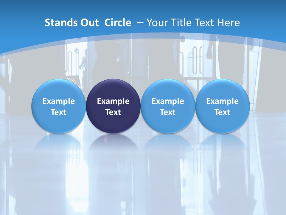 Entrance Tint Business PowerPoint Template