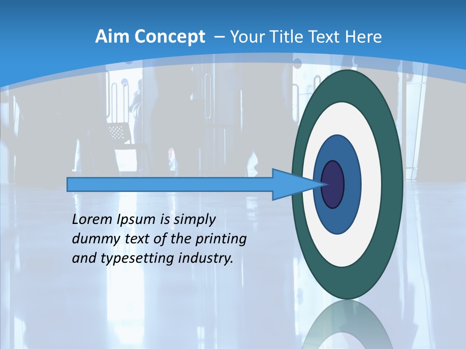 Entrance Tint Business PowerPoint Template