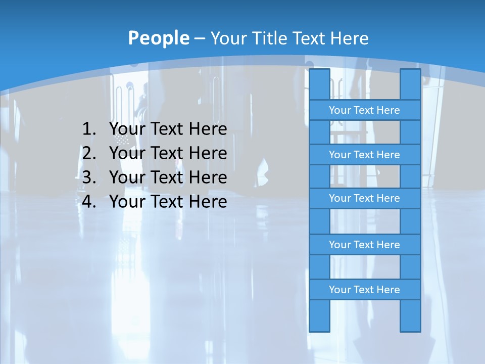 Entrance Tint Business PowerPoint Template