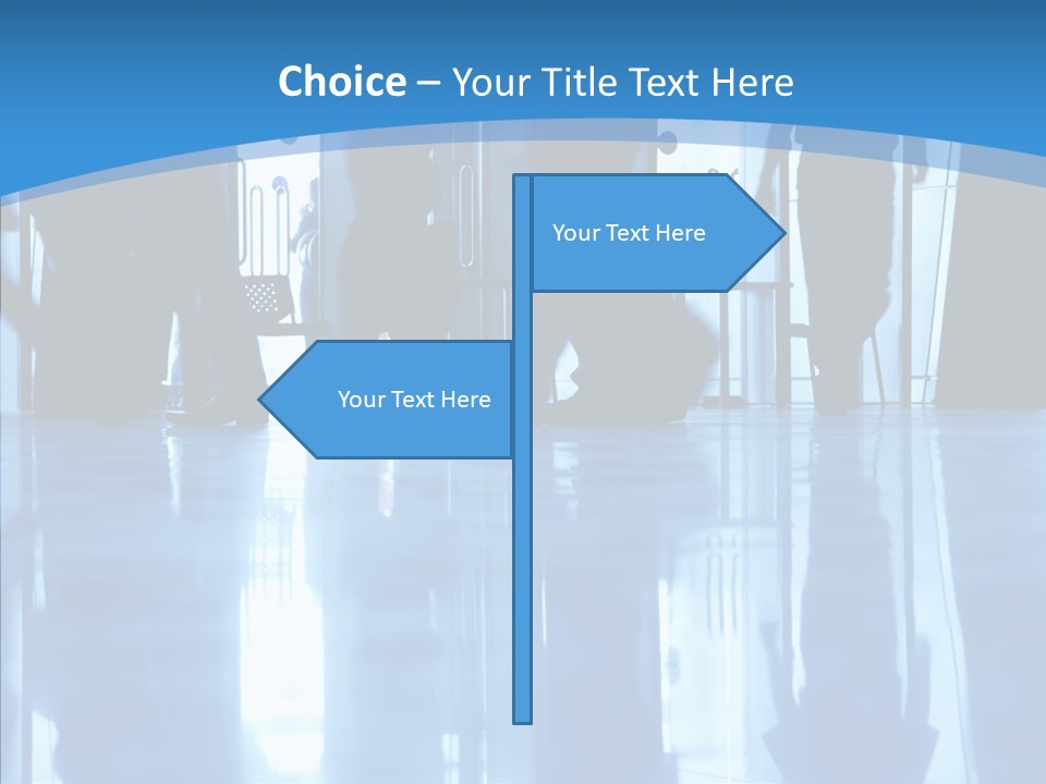 Entrance Tint Business PowerPoint Template