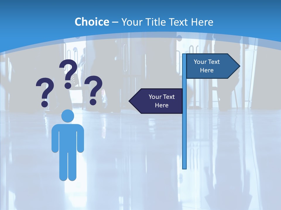 Entrance Tint Business PowerPoint Template
