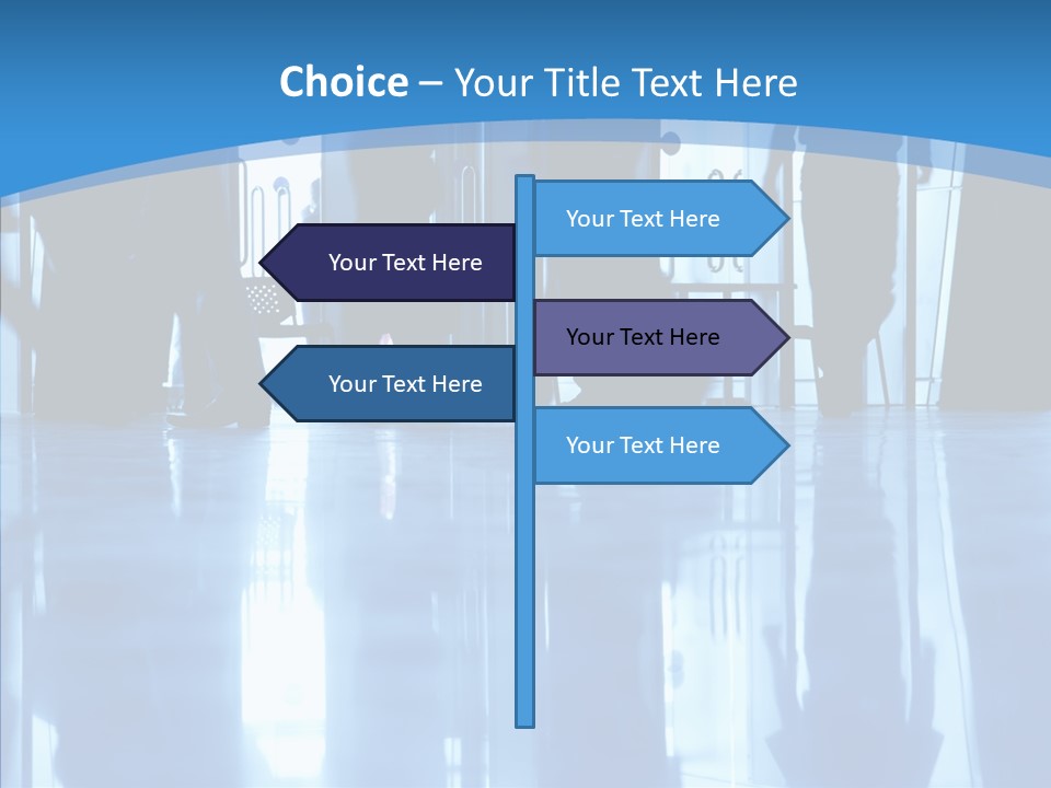 Entrance Tint Business PowerPoint Template