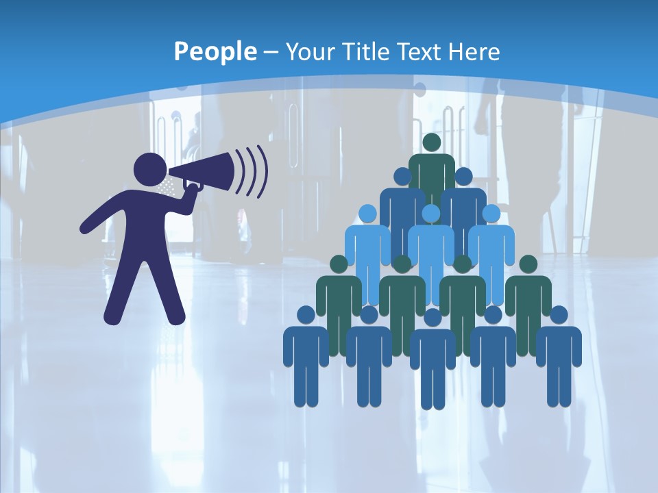 Entrance Tint Business PowerPoint Template