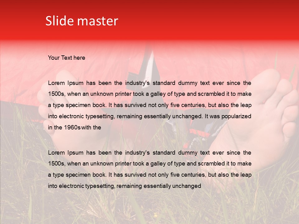 Weekend Leg Camp PowerPoint Template