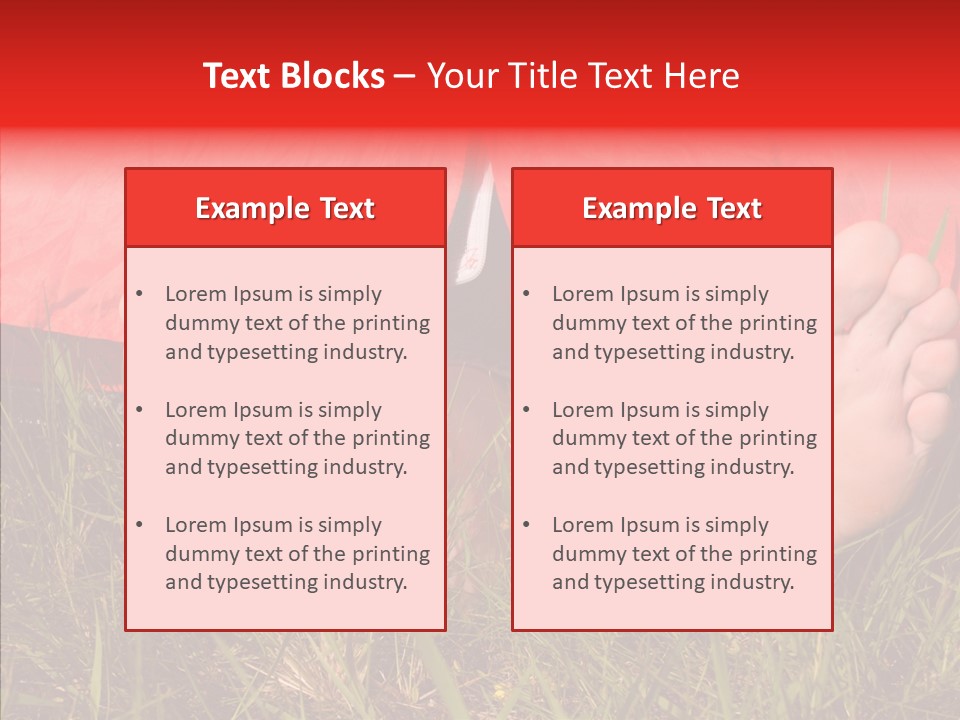 Weekend Leg Camp PowerPoint Template