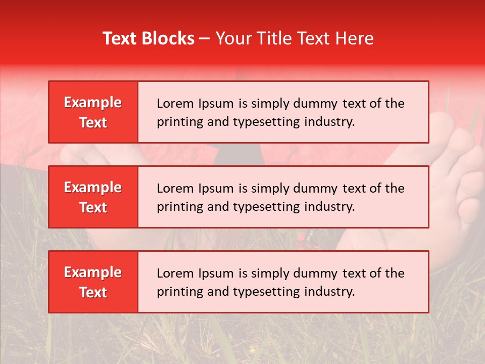 Weekend Leg Camp PowerPoint Template