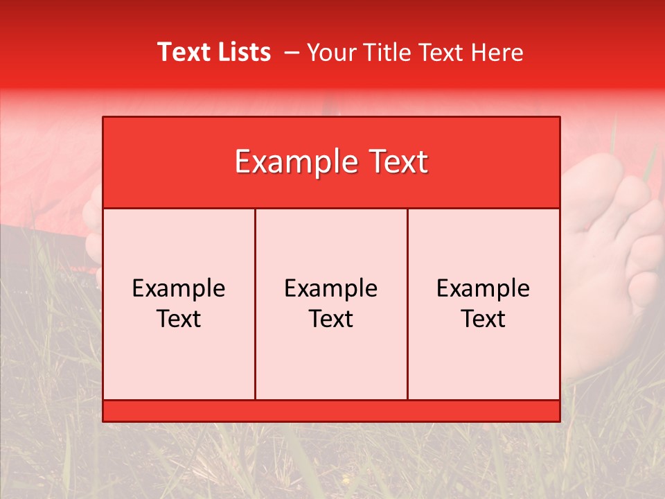 Weekend Leg Camp PowerPoint Template