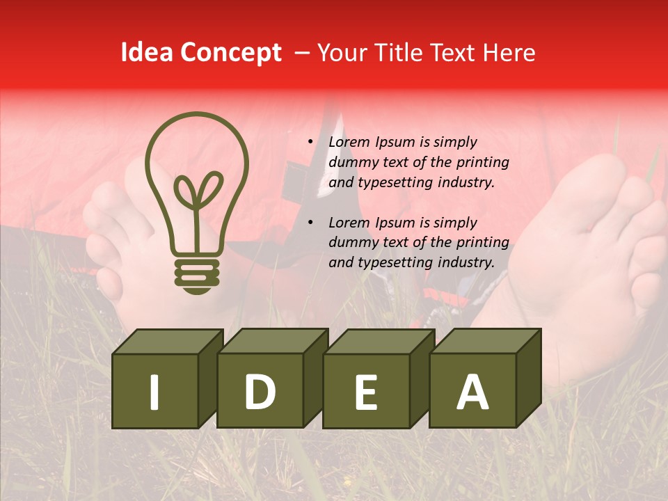 Weekend Leg Camp PowerPoint Template