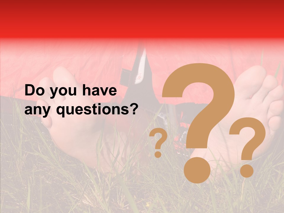 Weekend Leg Camp PowerPoint Template