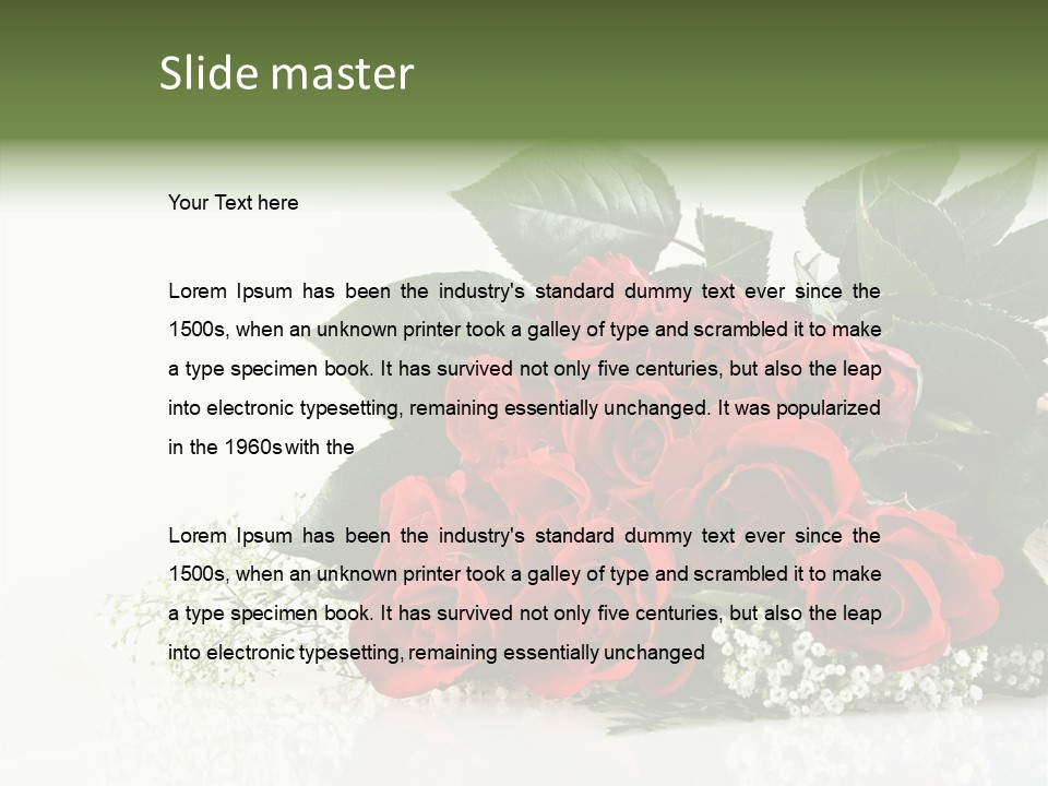 Red White Elegance PowerPoint Template