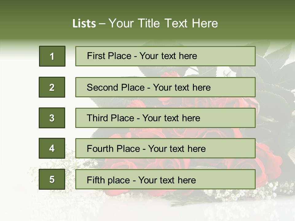 Red White Elegance PowerPoint Template