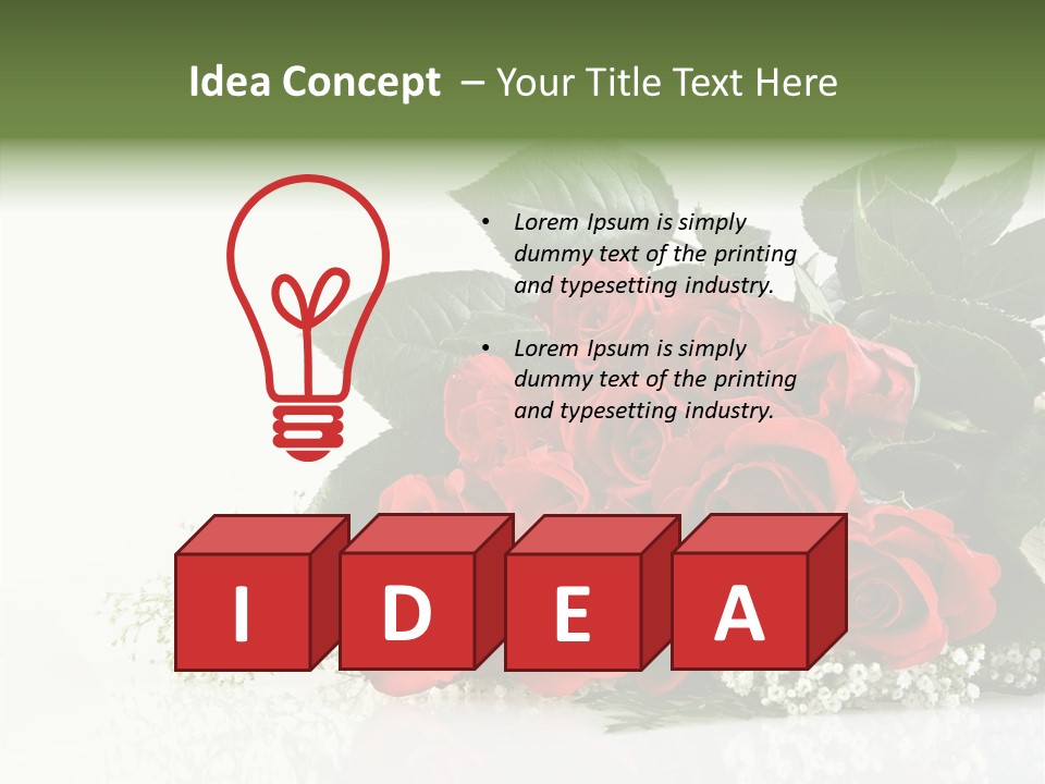 Red White Elegance PowerPoint Template