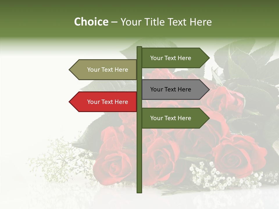 Red White Elegance PowerPoint Template