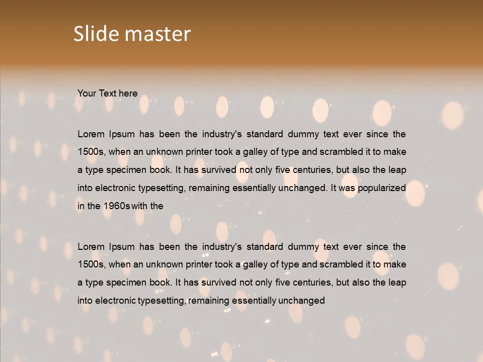 Dark Valley Vineyard PowerPoint Template