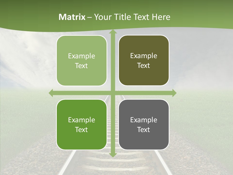 Path Sunset Transport PowerPoint Template