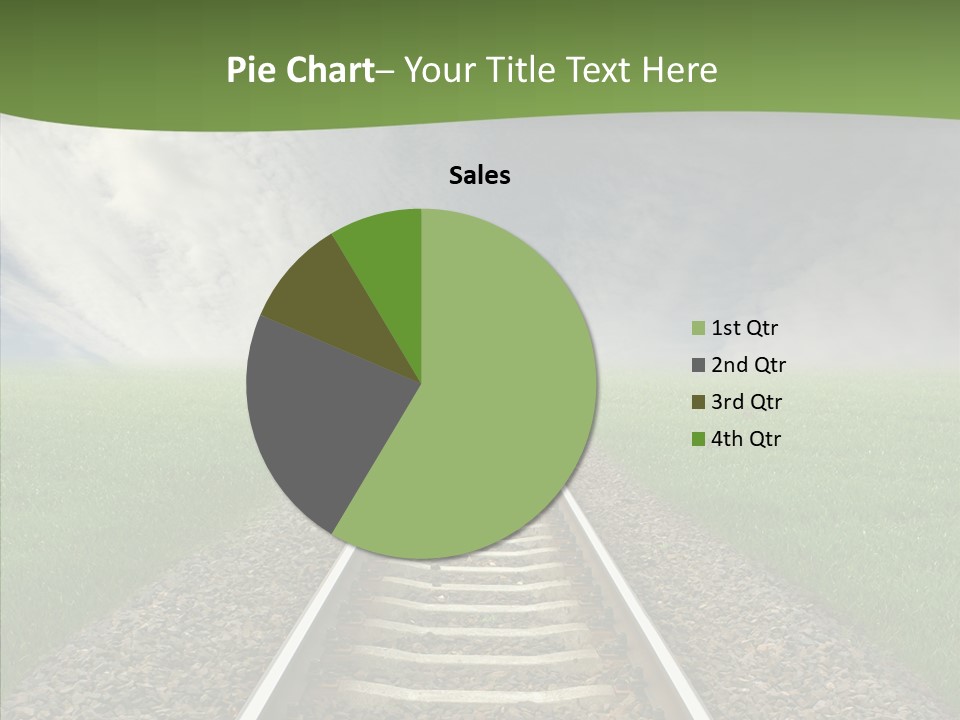 Path Sunset Transport PowerPoint Template