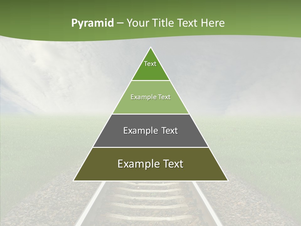 Path Sunset Transport PowerPoint Template