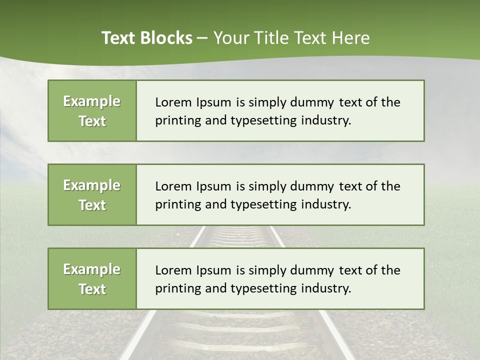 Path Sunset Transport PowerPoint Template