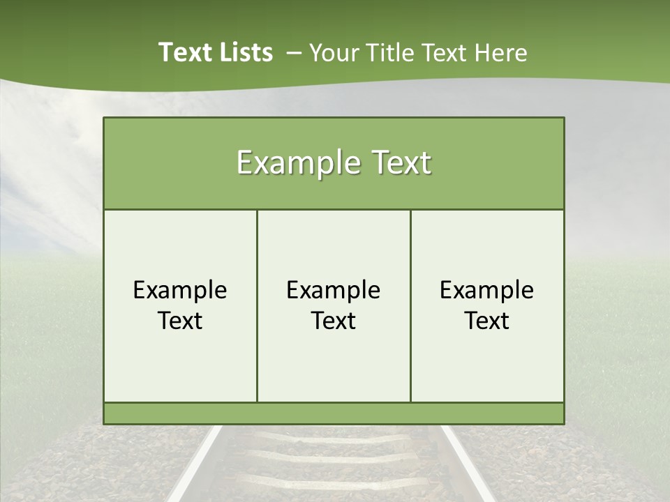 Path Sunset Transport PowerPoint Template