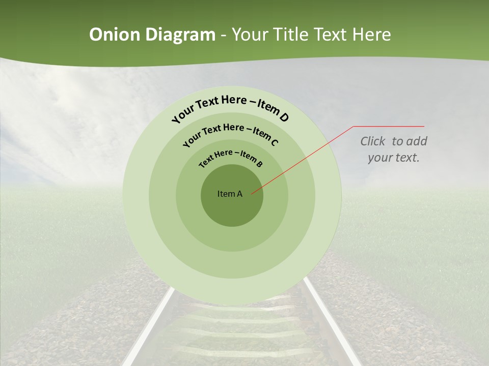 Path Sunset Transport PowerPoint Template