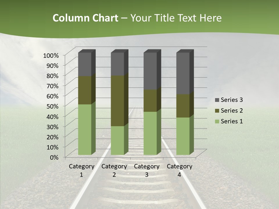 Path Sunset Transport PowerPoint Template