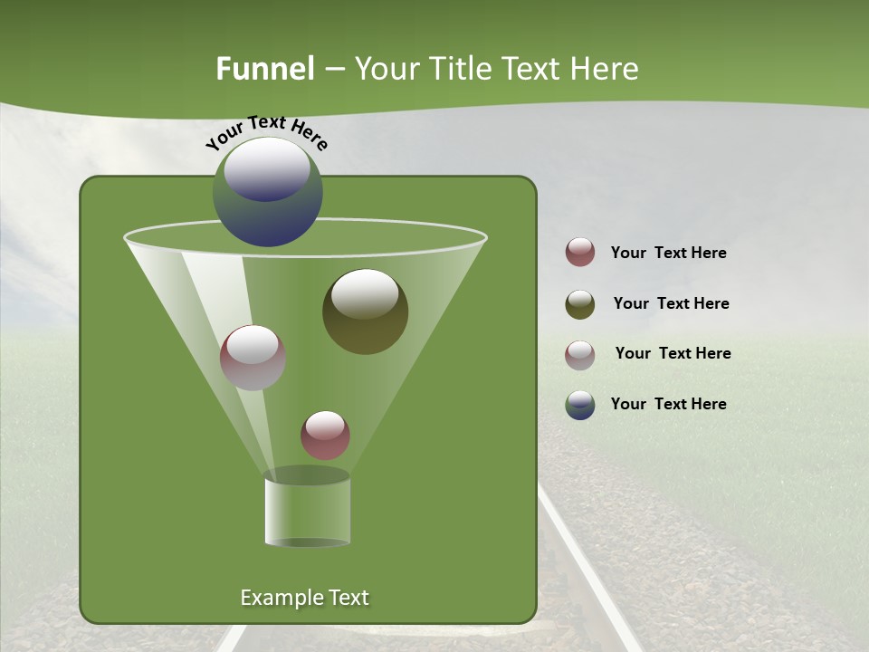 Path Sunset Transport PowerPoint Template