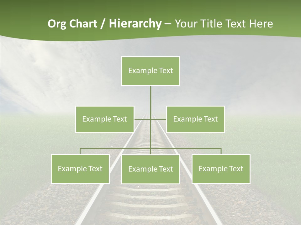 Path Sunset Transport PowerPoint Template