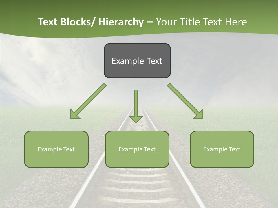 Path Sunset Transport PowerPoint Template