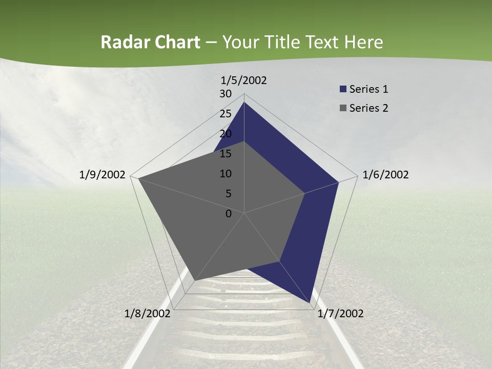 Path Sunset Transport PowerPoint Template