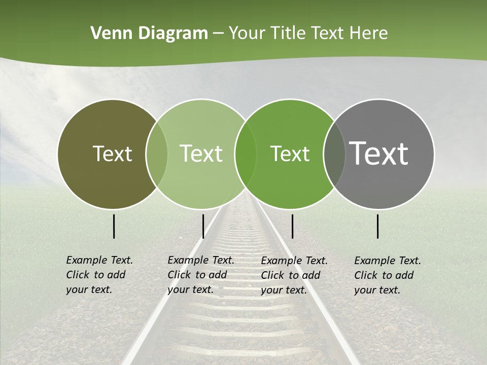 Path Sunset Transport PowerPoint Template