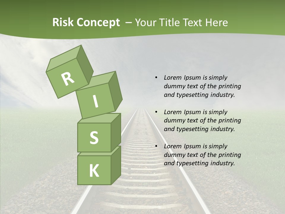 Path Sunset Transport PowerPoint Template