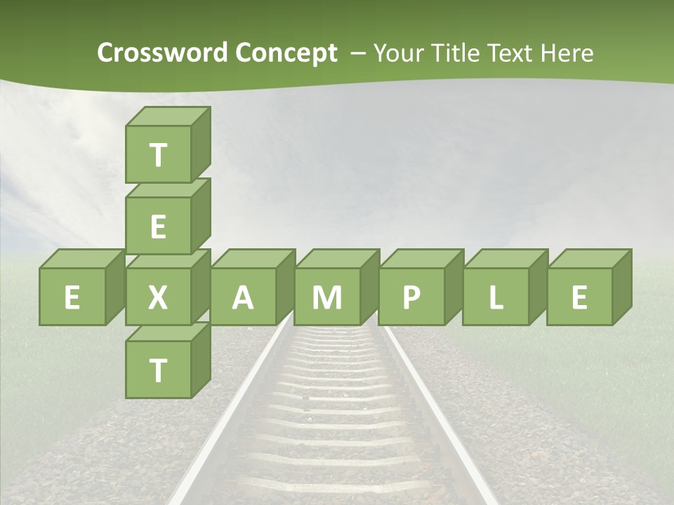 Path Sunset Transport PowerPoint Template