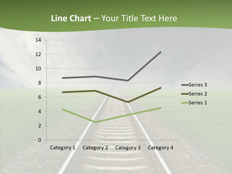 Path Sunset Transport PowerPoint Template