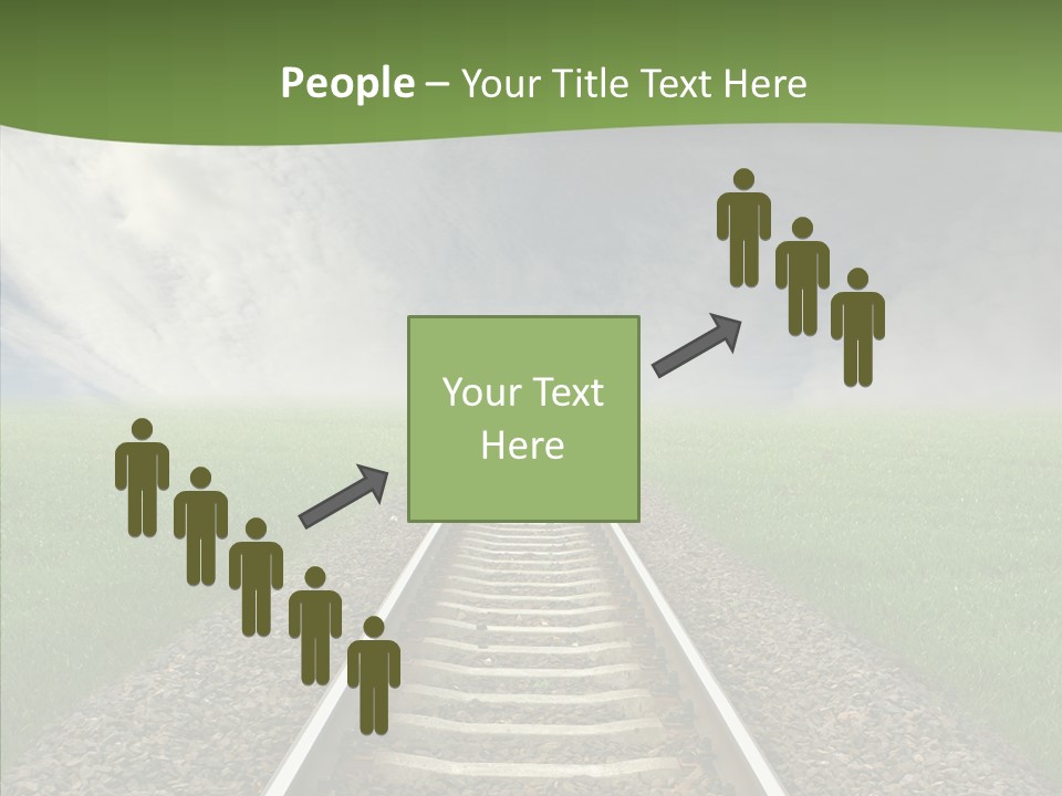 Path Sunset Transport PowerPoint Template