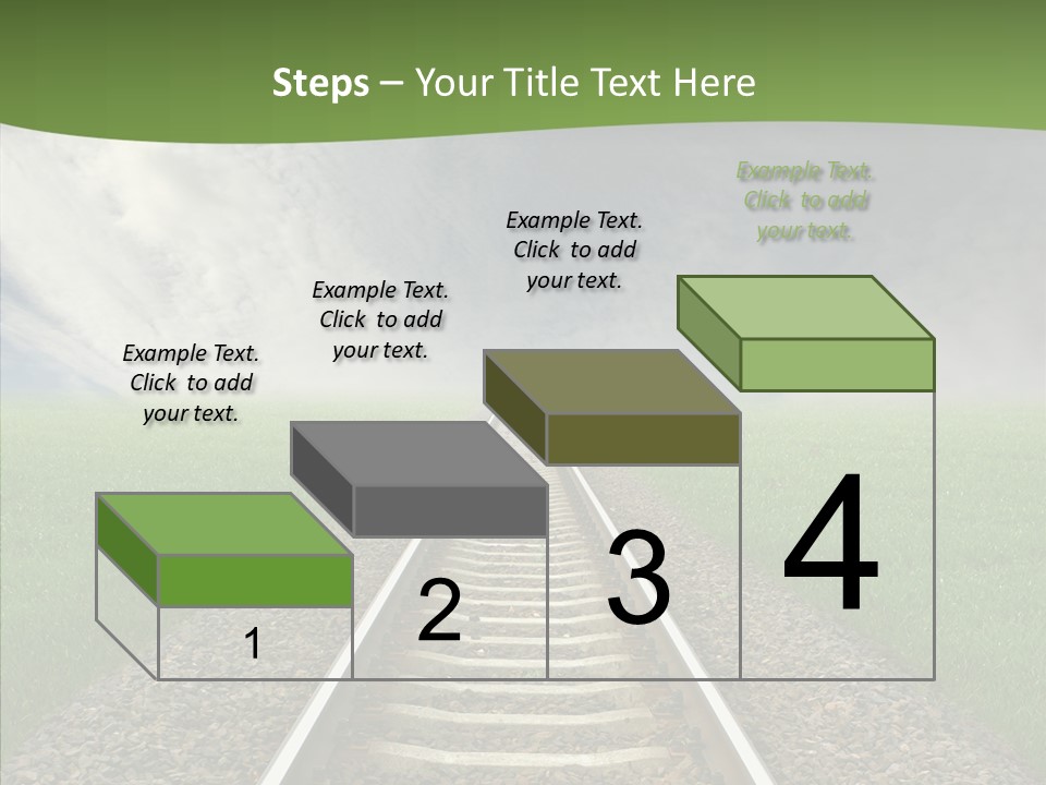 Path Sunset Transport PowerPoint Template