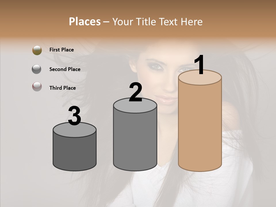 Skincare Model Smile PowerPoint Template