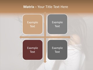 Skincare Model Smile PowerPoint Template